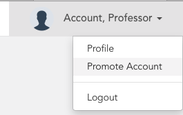 Promote account